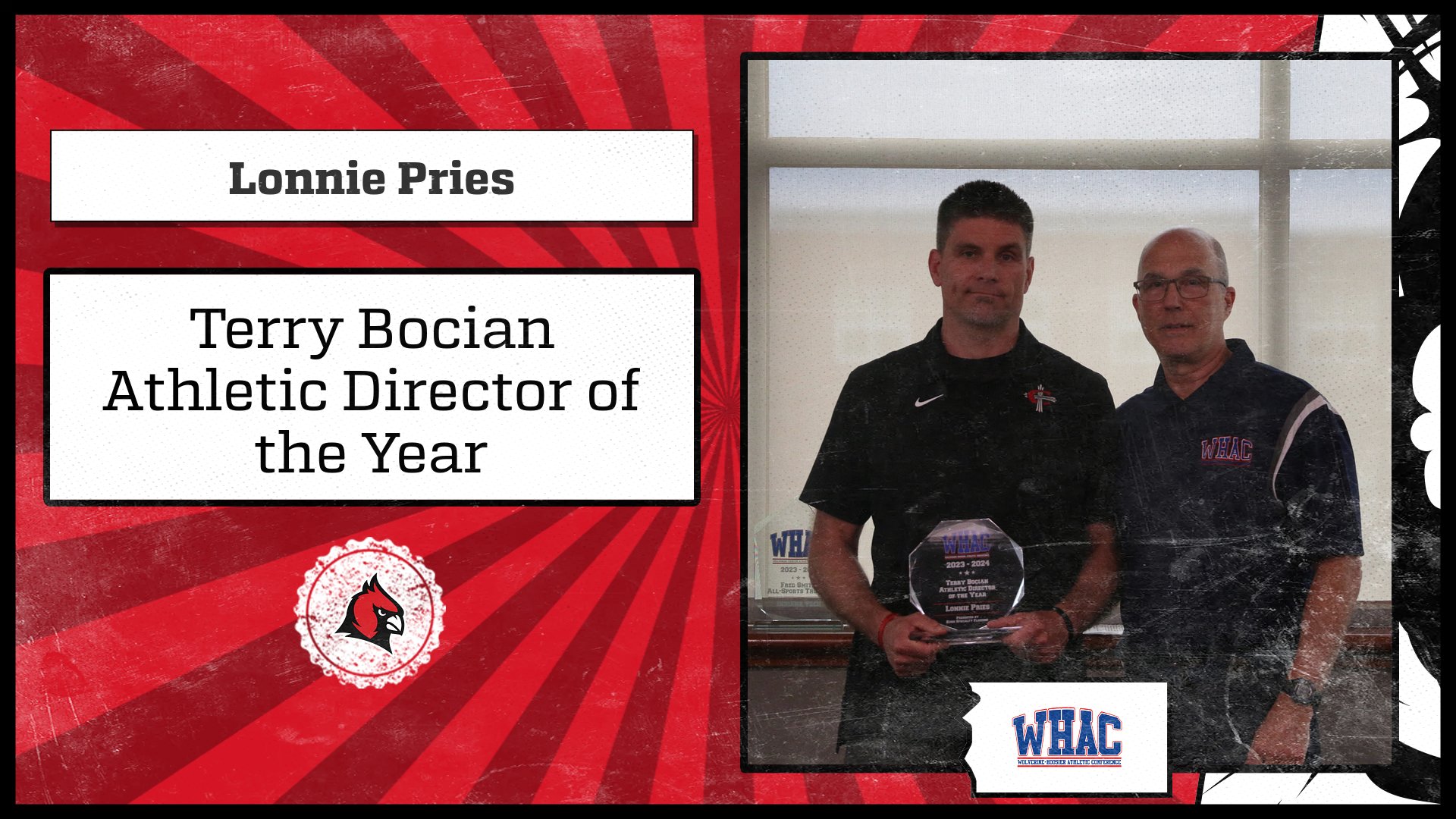 Concordia Athletic Director Lonnie Pries named WHAC Athletic Director of the Year