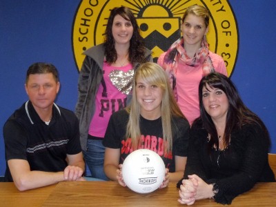 VOLLEYBALL SIGNS WYANDOTTE RIGHT SIDE HITTER, ALYSSA KAINZ