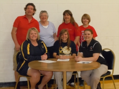 LADY CARDS SIGN COLUMBIA HS PILLAR JAMIE SCHAUB
