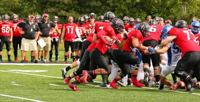 Cards Defeat UofM Flint's Club Team 40-0