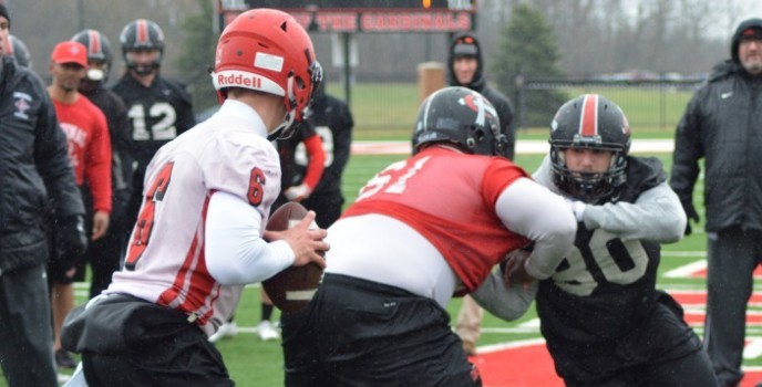 Football brings experience and momentum into spring ball