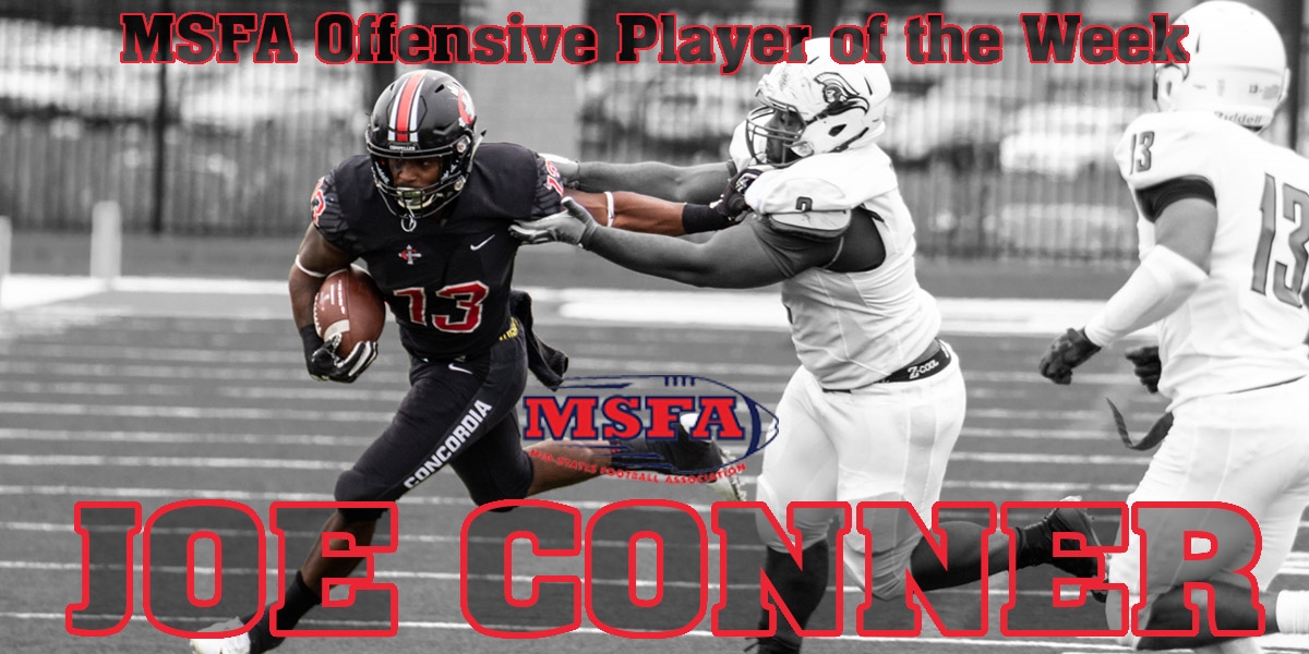 Conner named MSFA Offensive Player of the Week