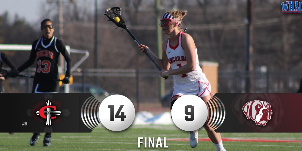 Women's lacrosse earns WHAC win at Aquinas 14-9