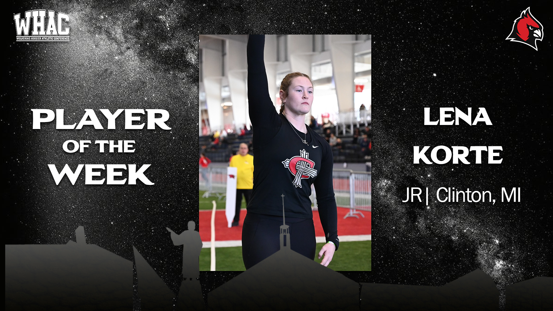 Lena Korte brings home 2nd straight WHAC honor; Third