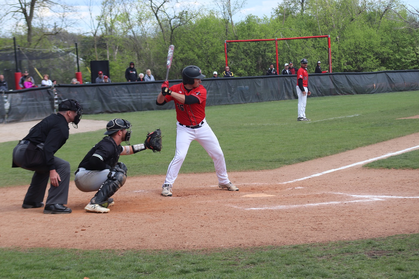 RJ Bortle hit a 3-run home run in the 8th inning