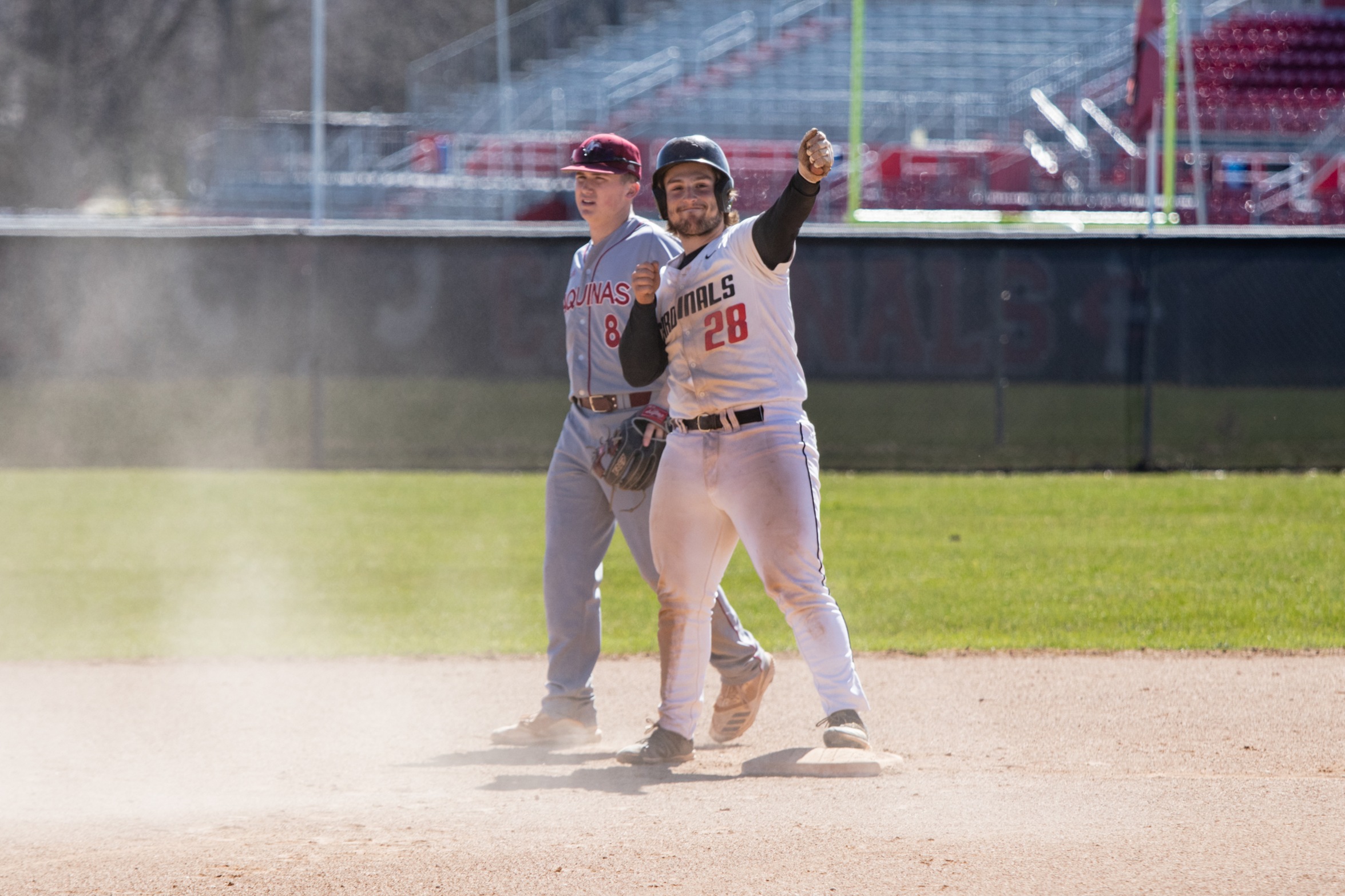 Baseball earns split with Lawrence Tech, claims game 2 in 12 innings