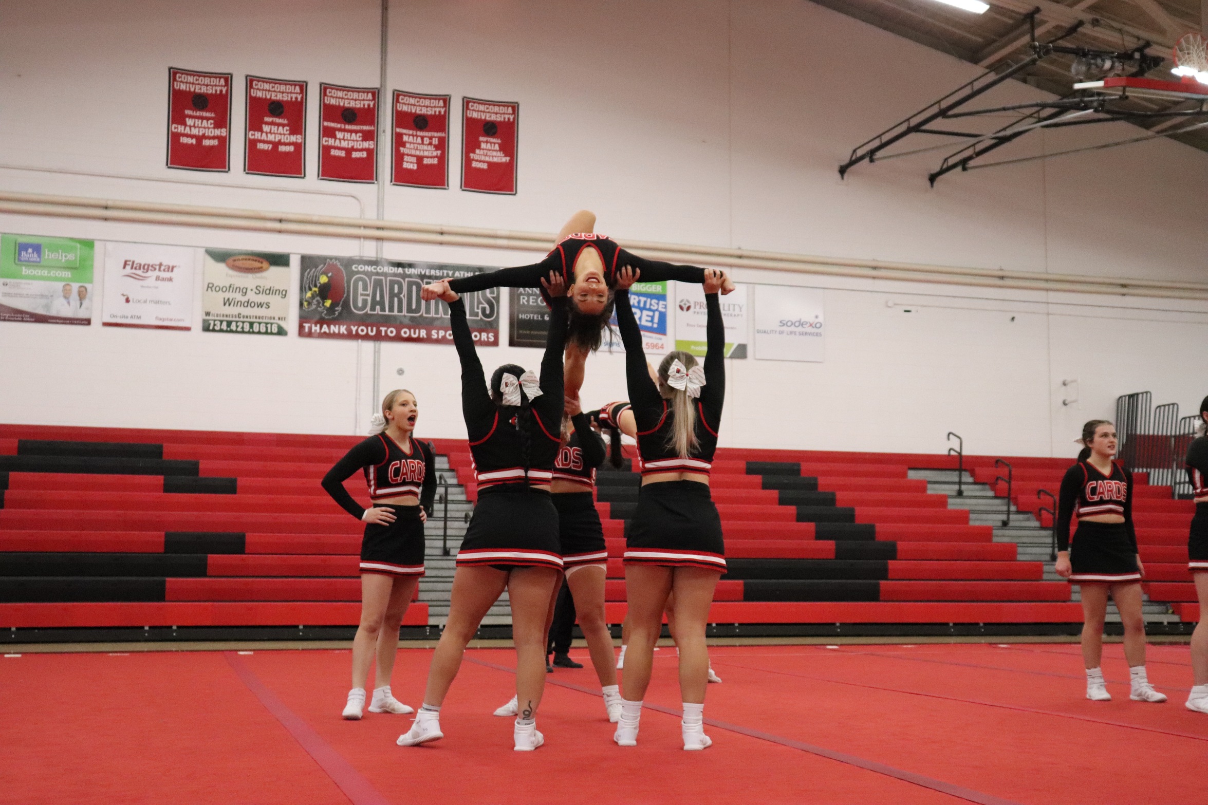 Cheer opens season with a pair of wins at Cardinal Invite