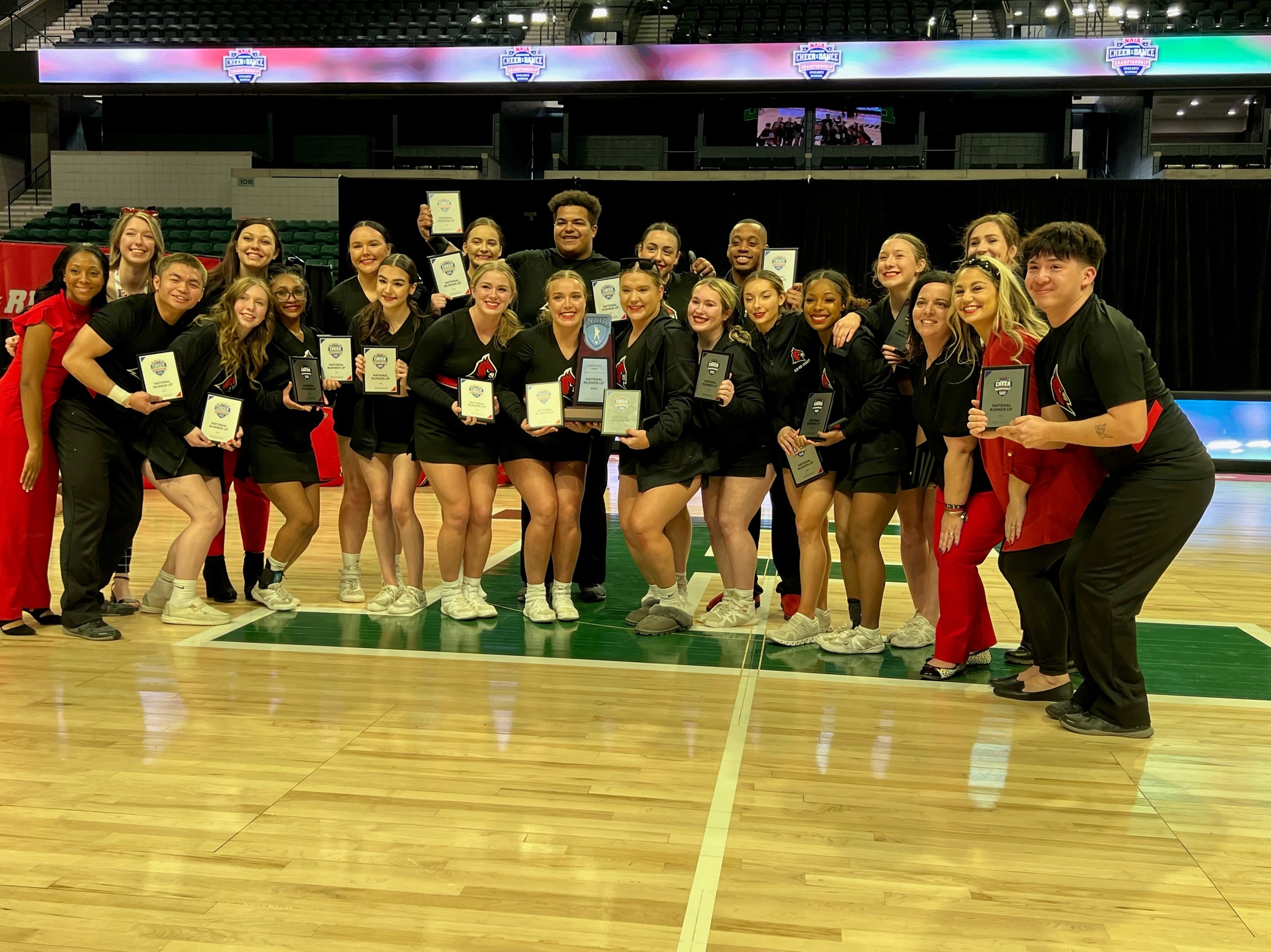 Cheer finishes as runners-up at NAIA Cheer National Championship