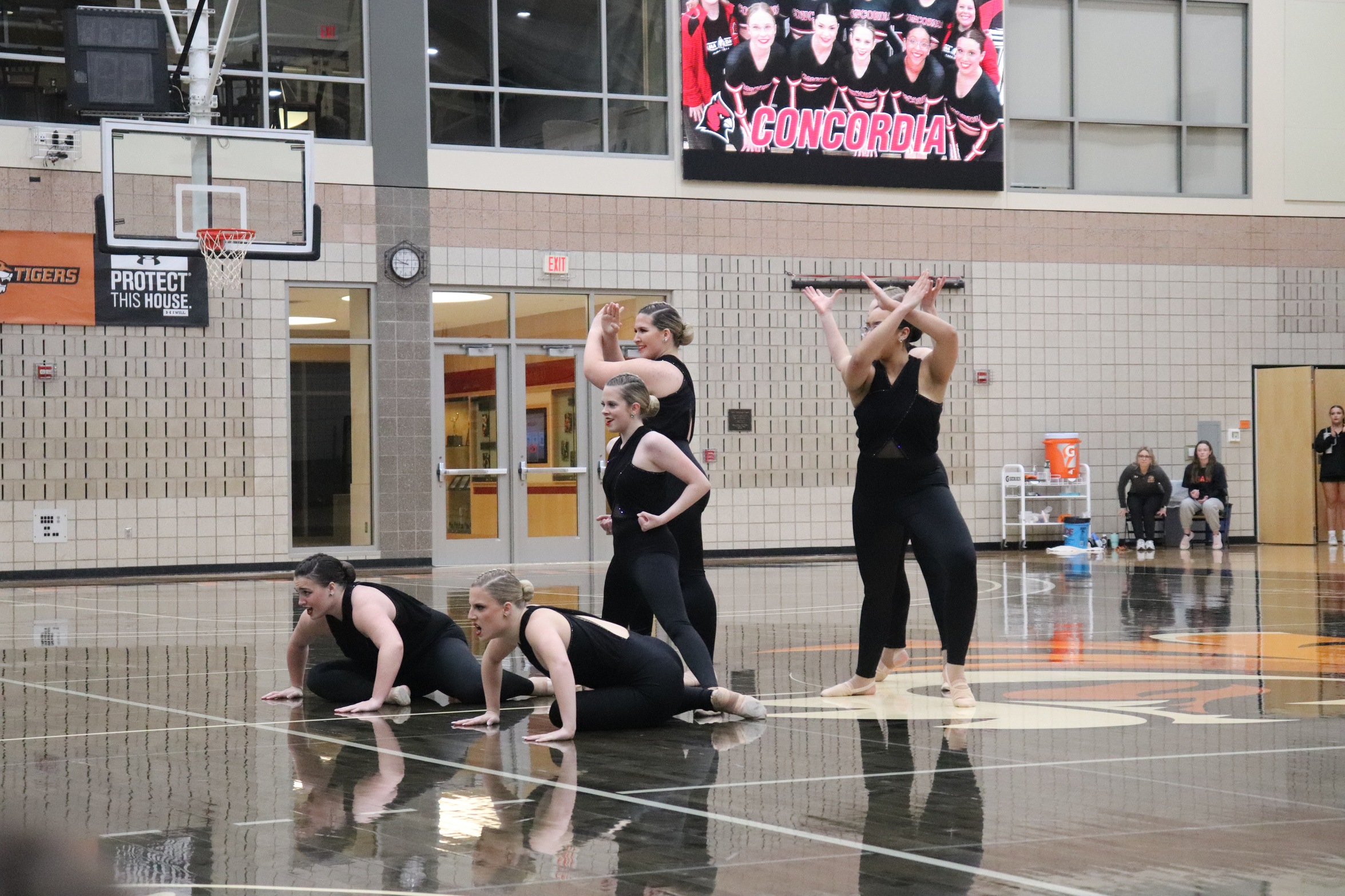 Dance surpasses their program record best score at Doane Dual