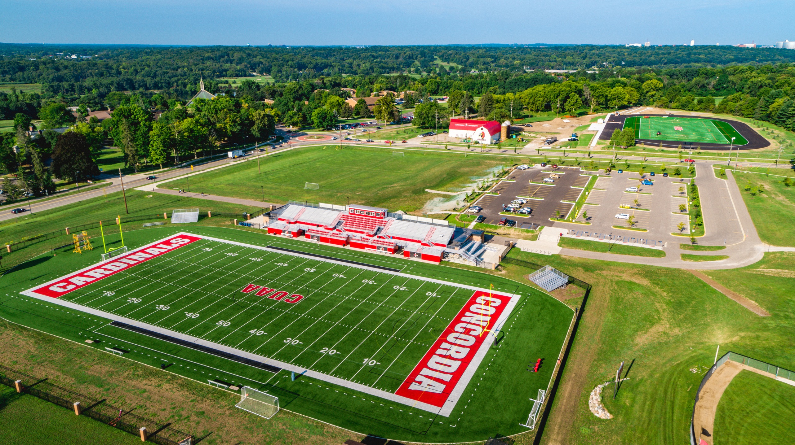 Concordia announces football game day information for parking and tickets