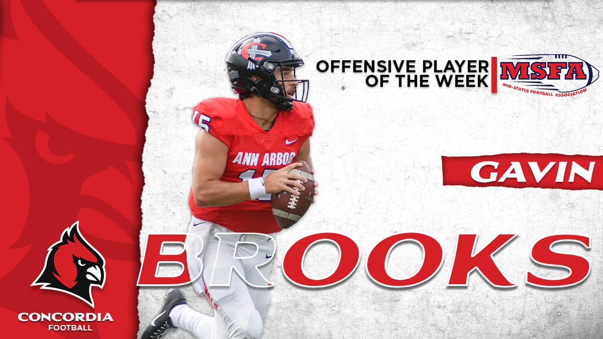 Brooks nabs second MSFA Honor of season