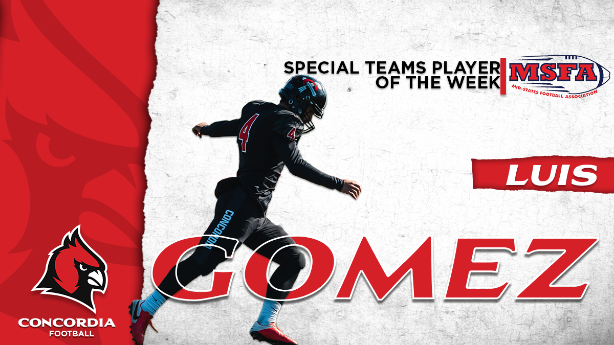 Football's Gomez claims MSFA player of the week