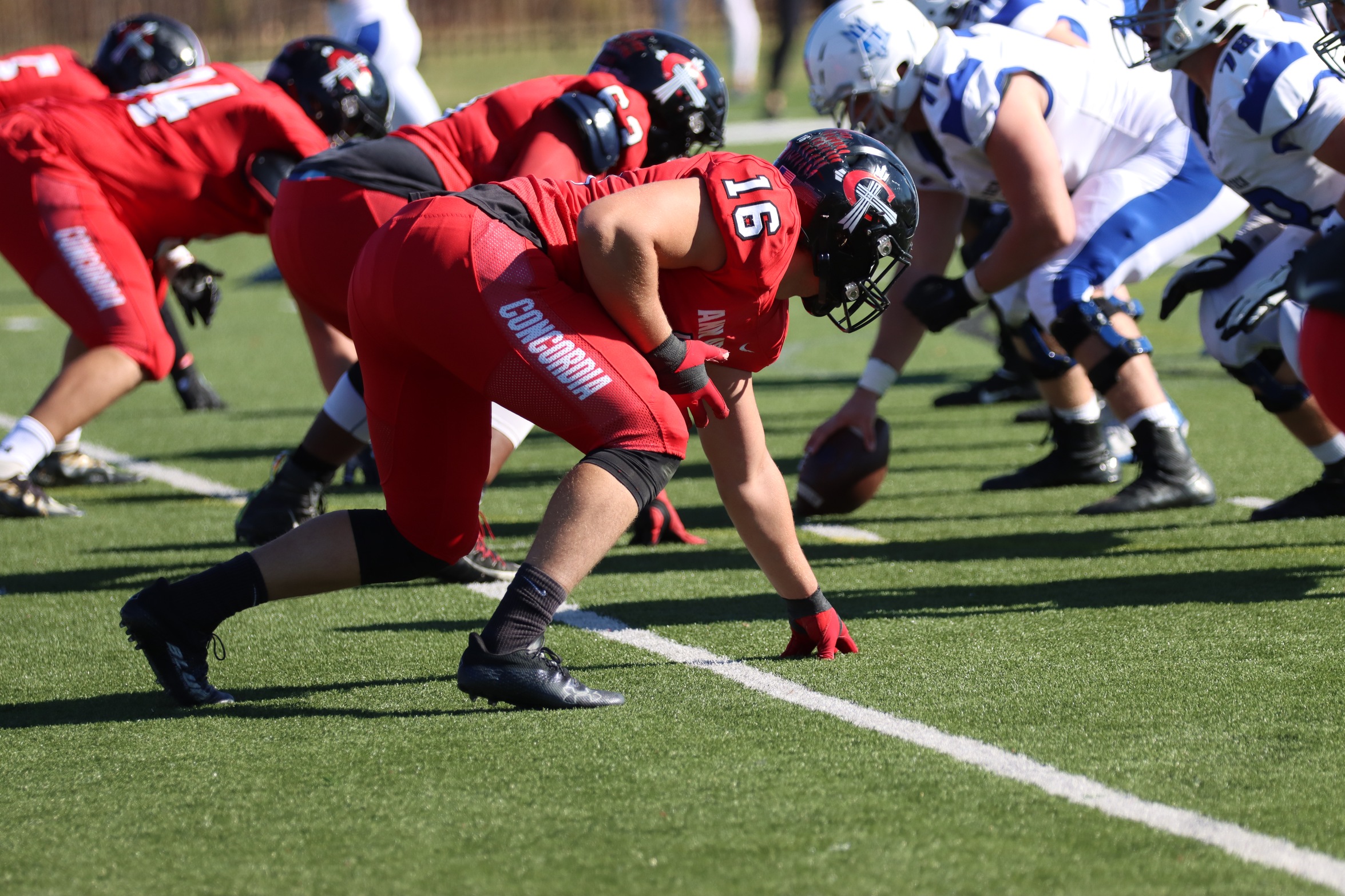 Football overpowers Madonna 58-13