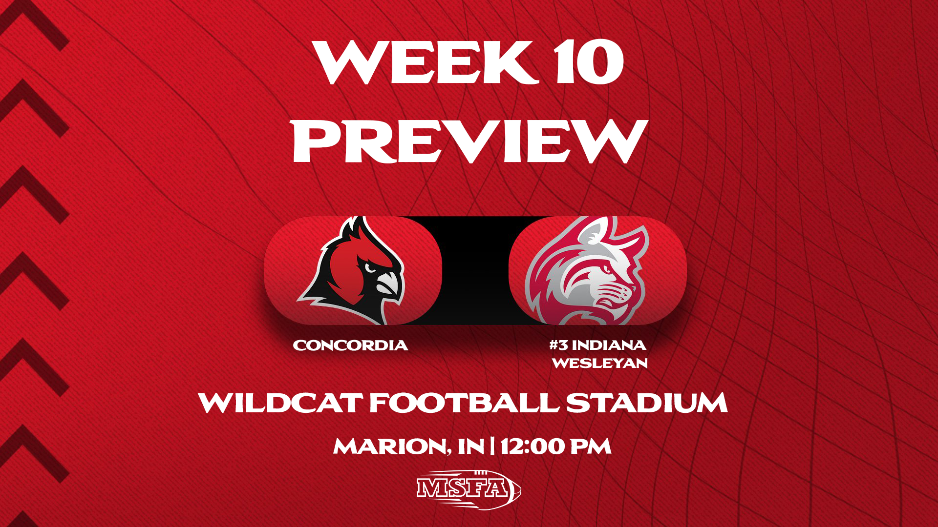 WEEK 10 PREVIEW: Football Preps for Critical Road Test at #3 Indiana Wesleyan