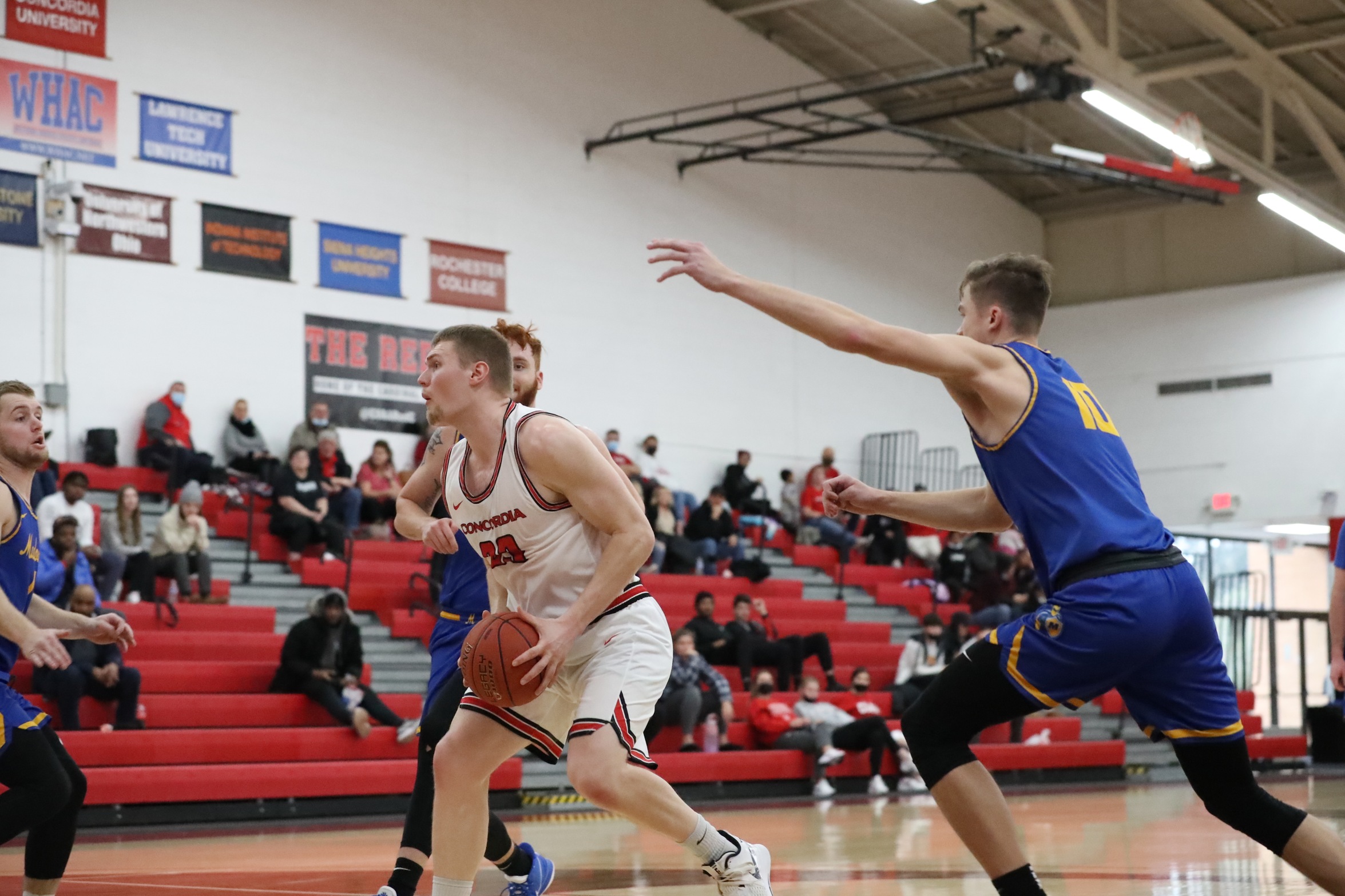 Men's Basketball falls at home to Madonna