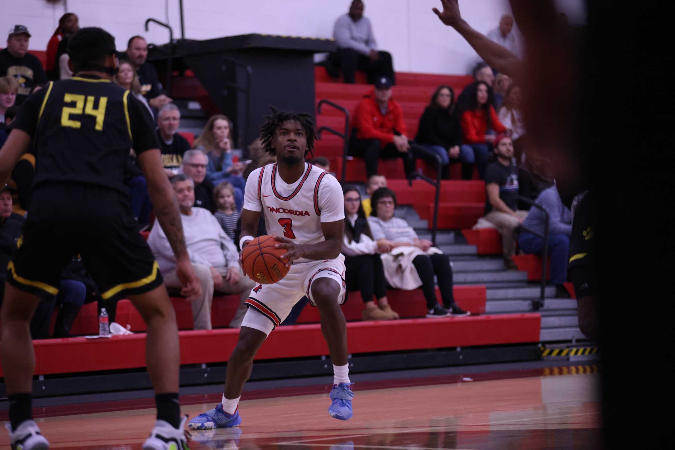 Men's Basketball tops Adrian 69-68 in home opener