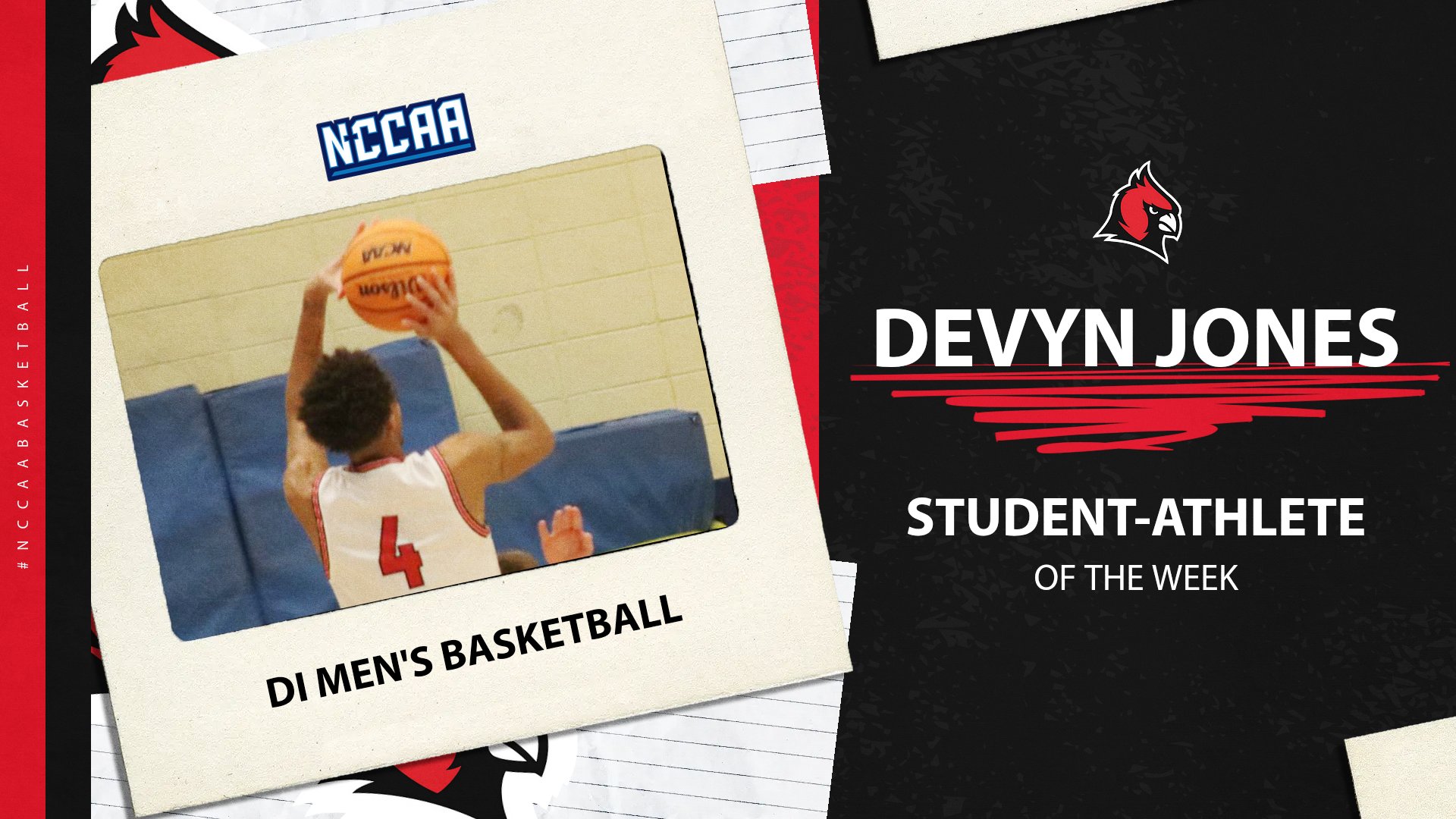 Devyn Jones takes home NCCAA Student-Athlete of the Week
