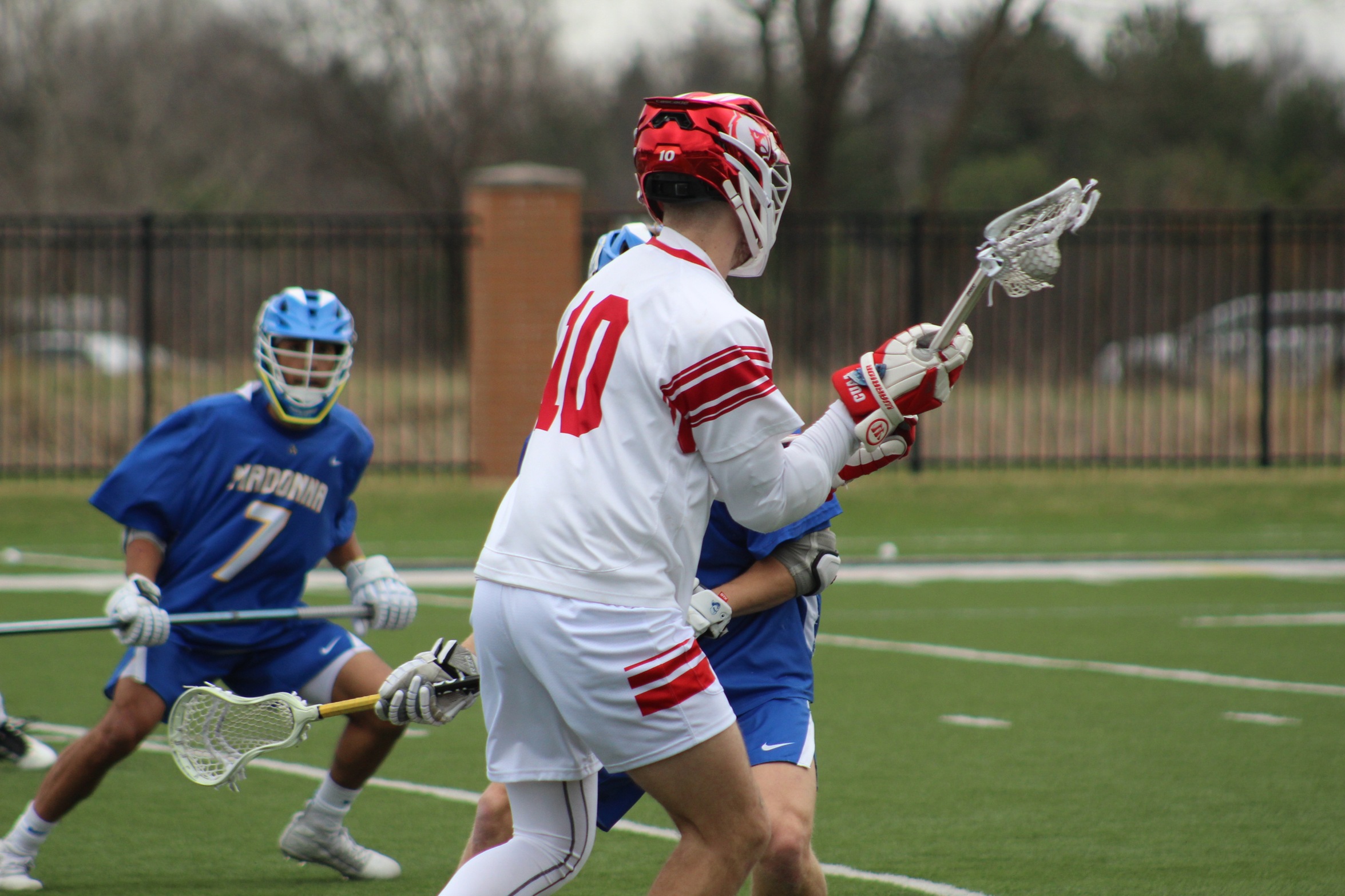 Stuart leads Men&rsquo;s Lacrosse past Kalamazoo in season opener