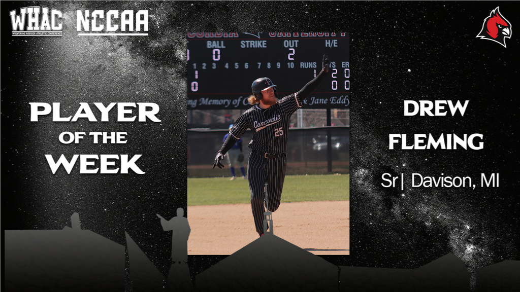 Drew Fleming takes home WHAC and NCCAA Player of the Week honors