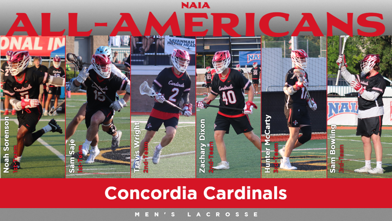 Six Cardinals named to NAIA Men's Lacrosse All-American Teams