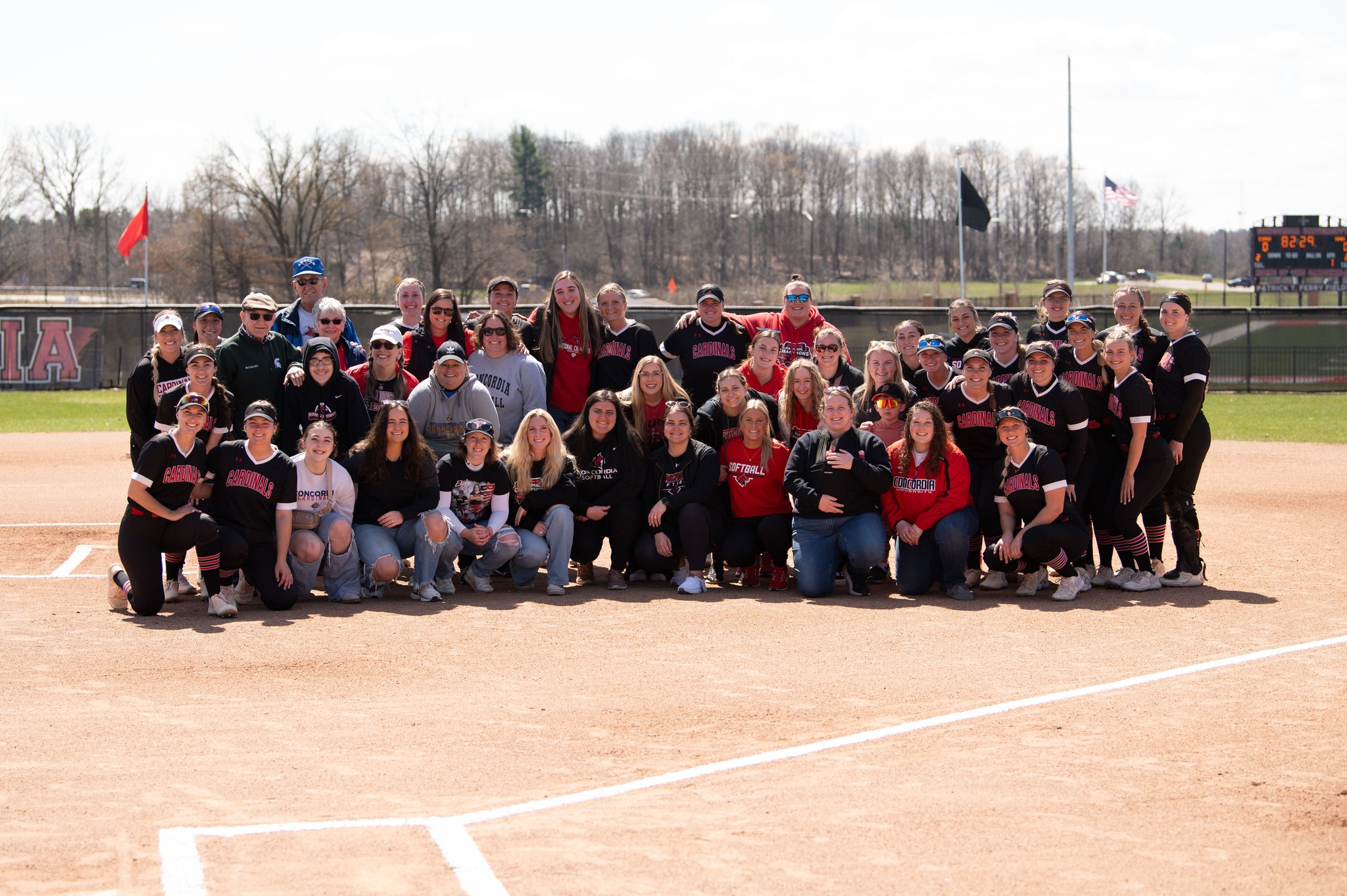 Softball sweeps Rochester Christian on Senior Day