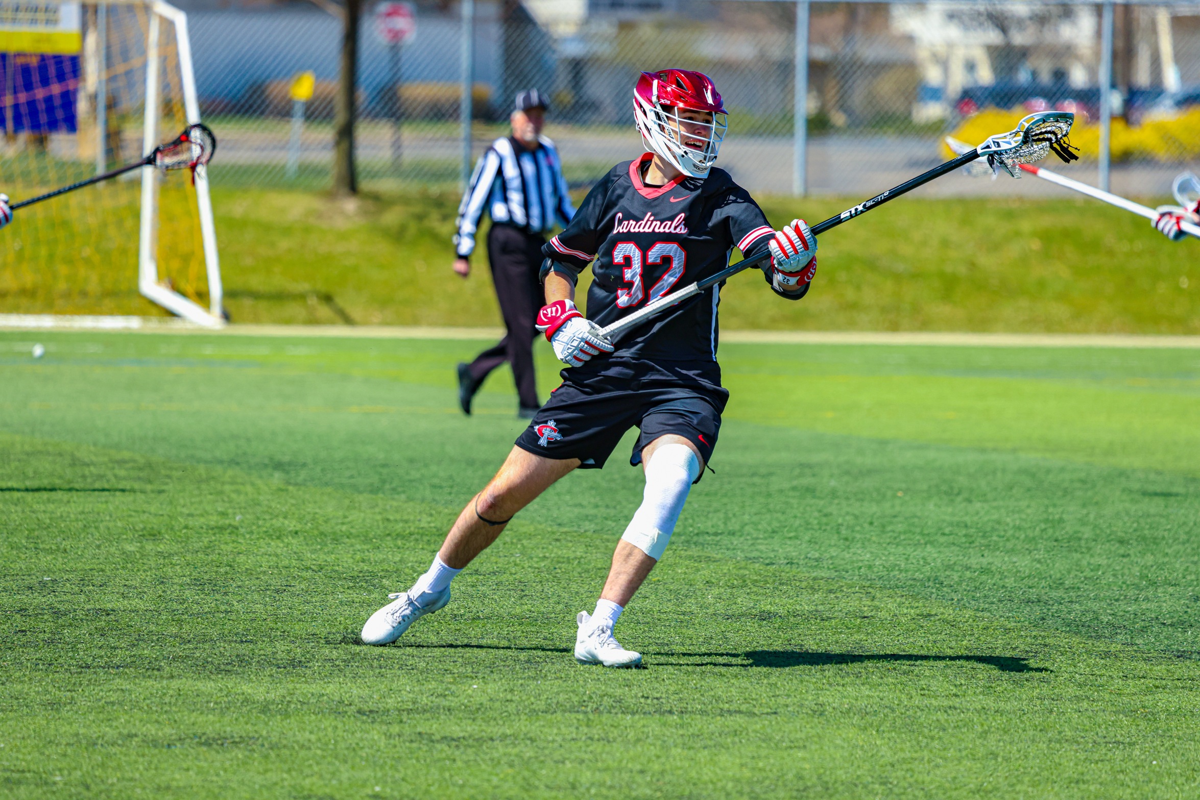Men's Lacrosse falls in close top-ten battle at Madonna