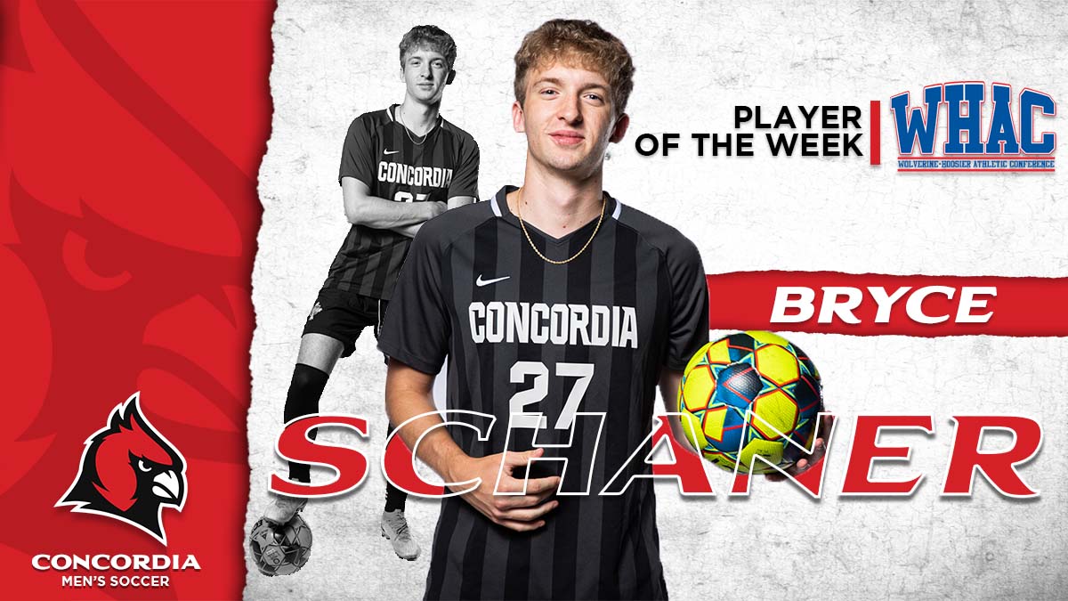 WHAC names Bryce Schaner Offensive Player of the Week