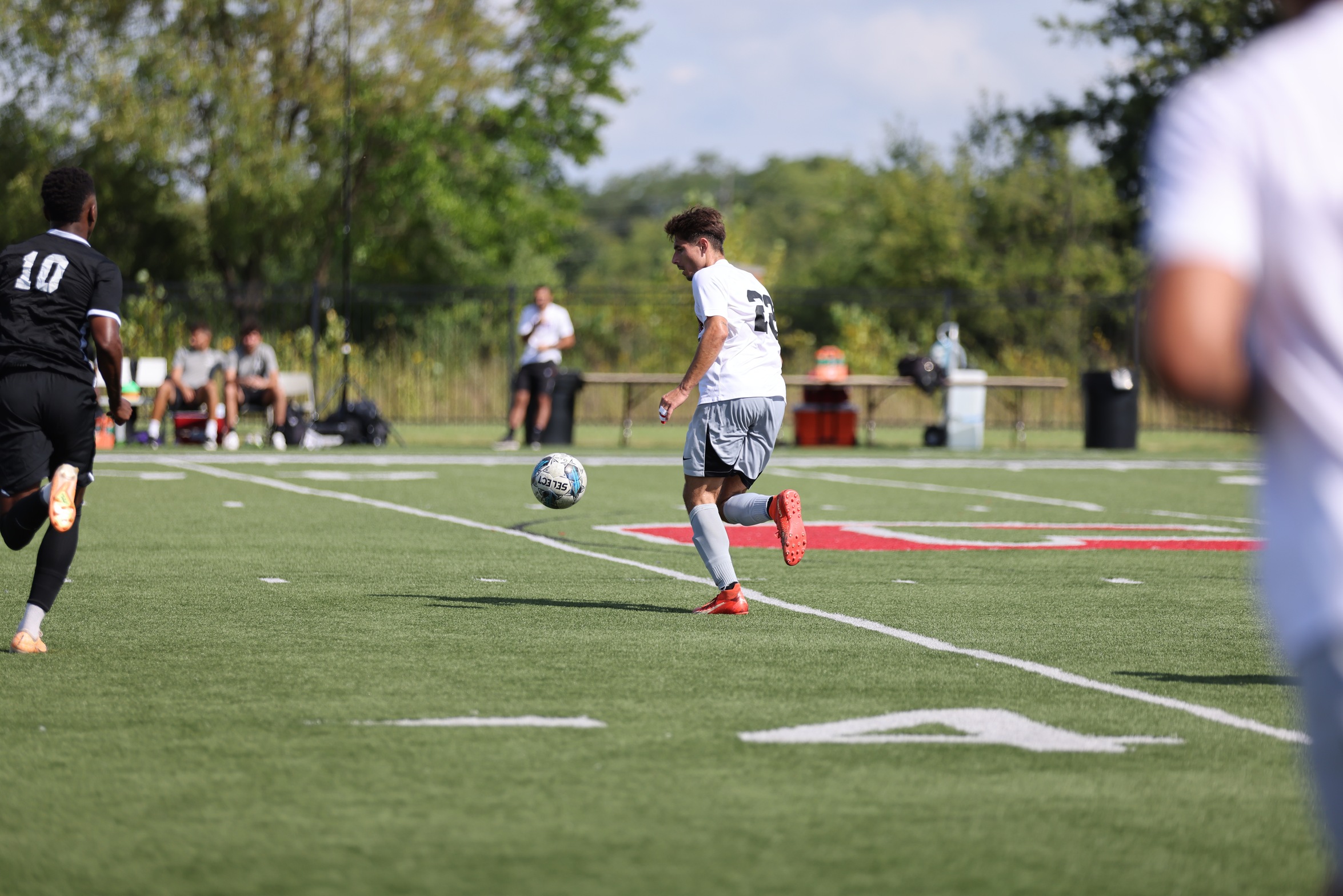 Men's Soccer downed on the road at Aquinas