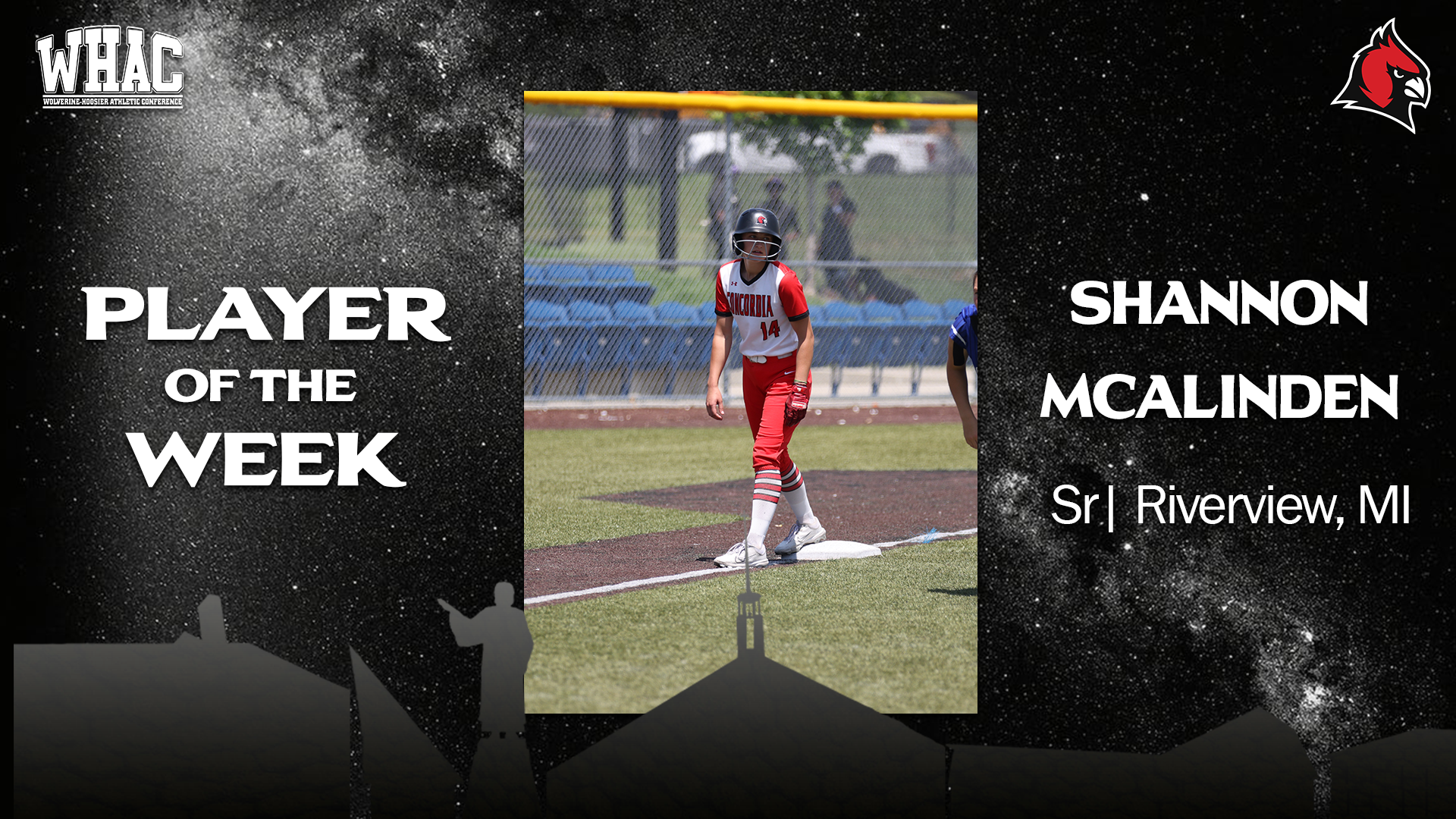 McAlinden earns WHAC Player of the Week