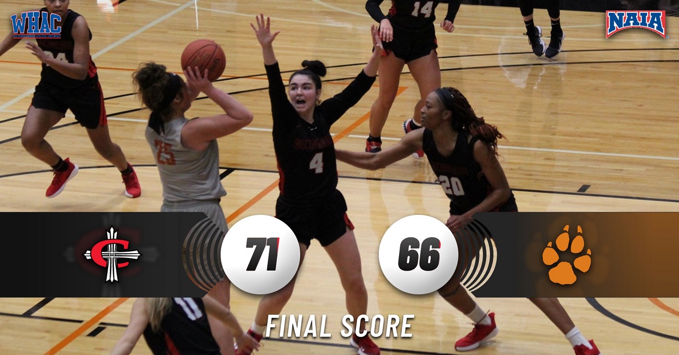 Photo courtesy of Lourdes sports information.