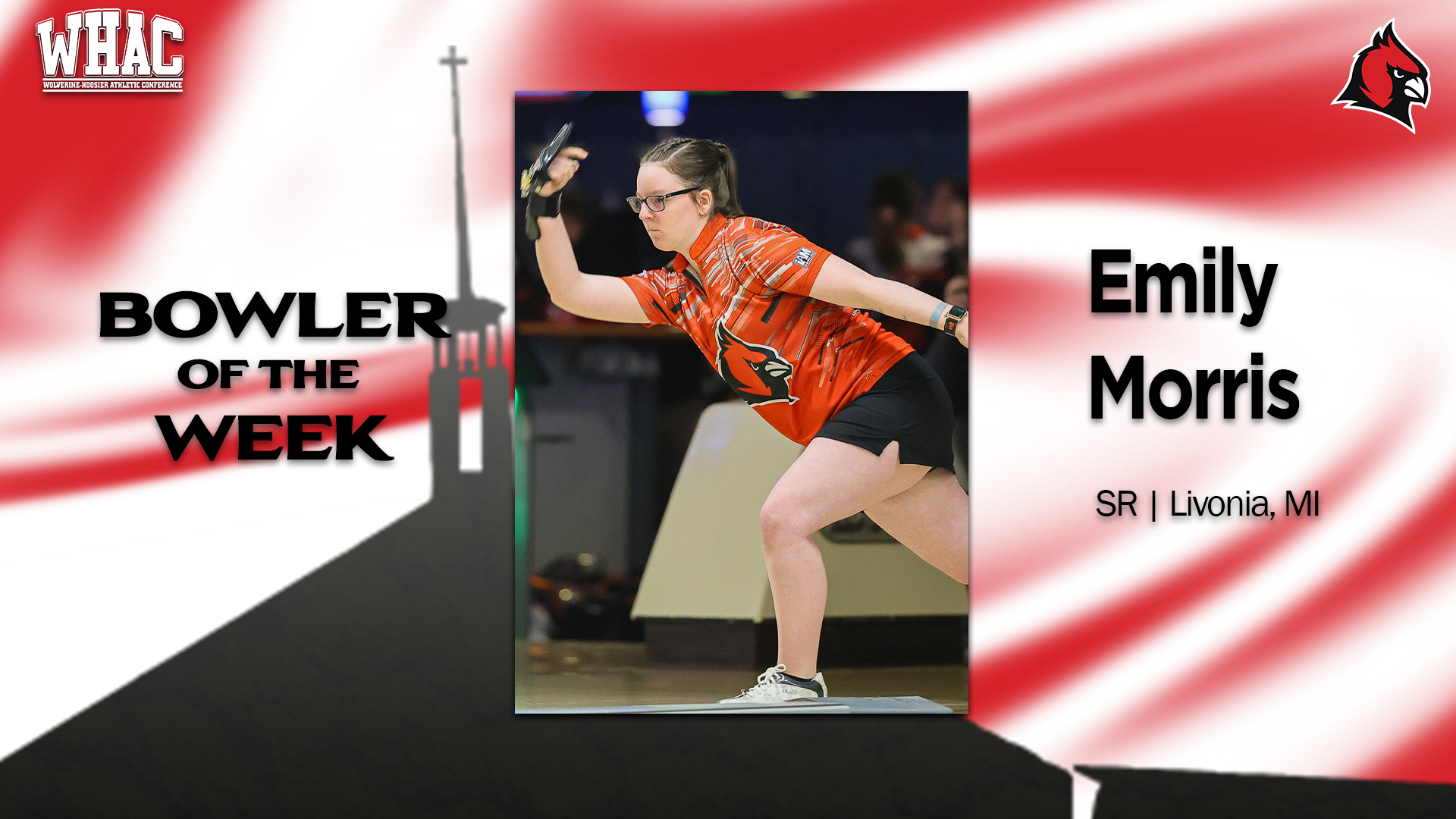 Emily Morris wins WHAC Bowler of the Week