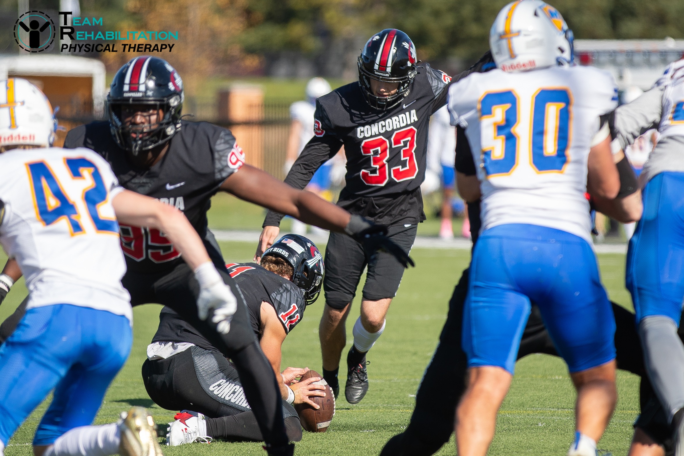 Football shuts out rival Siena Heights 9-0