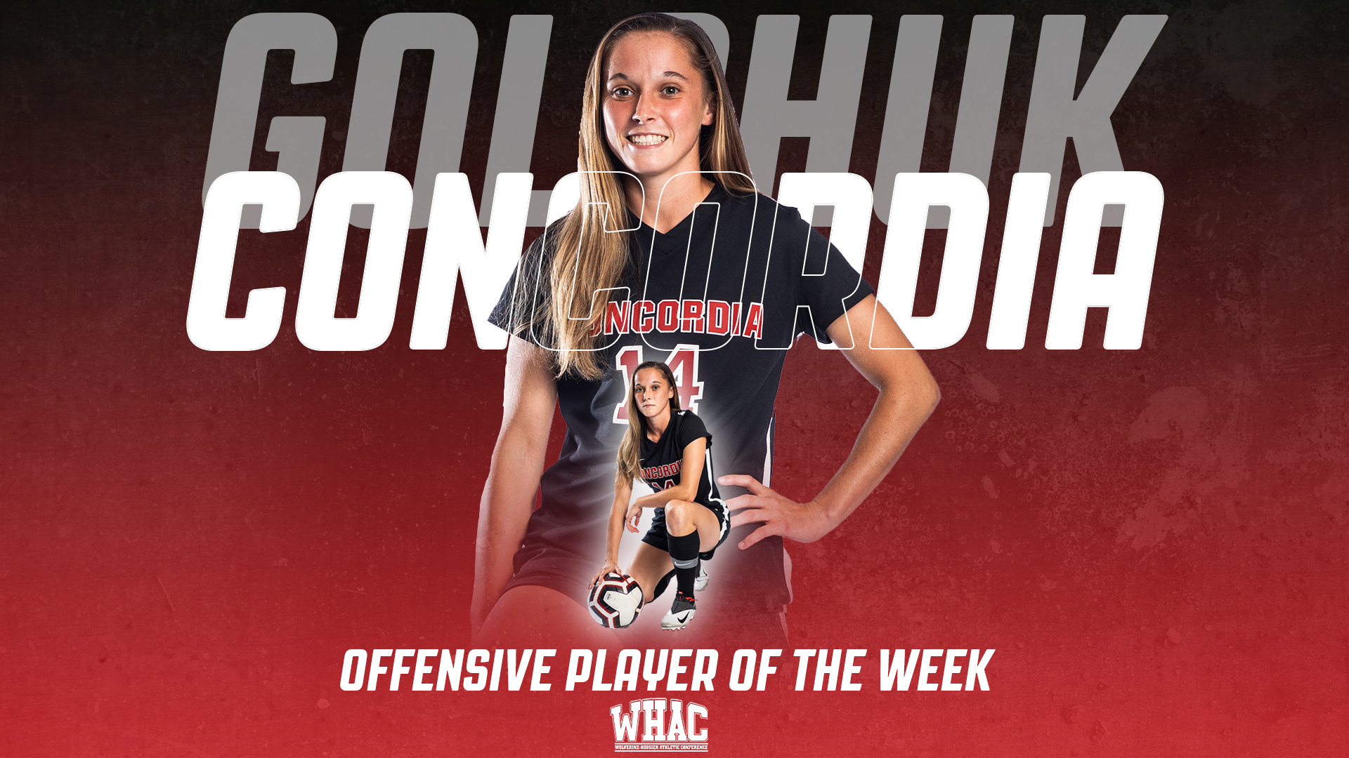 Golchuk honored by WHAC and NCCAA as Offensive Player of the Week