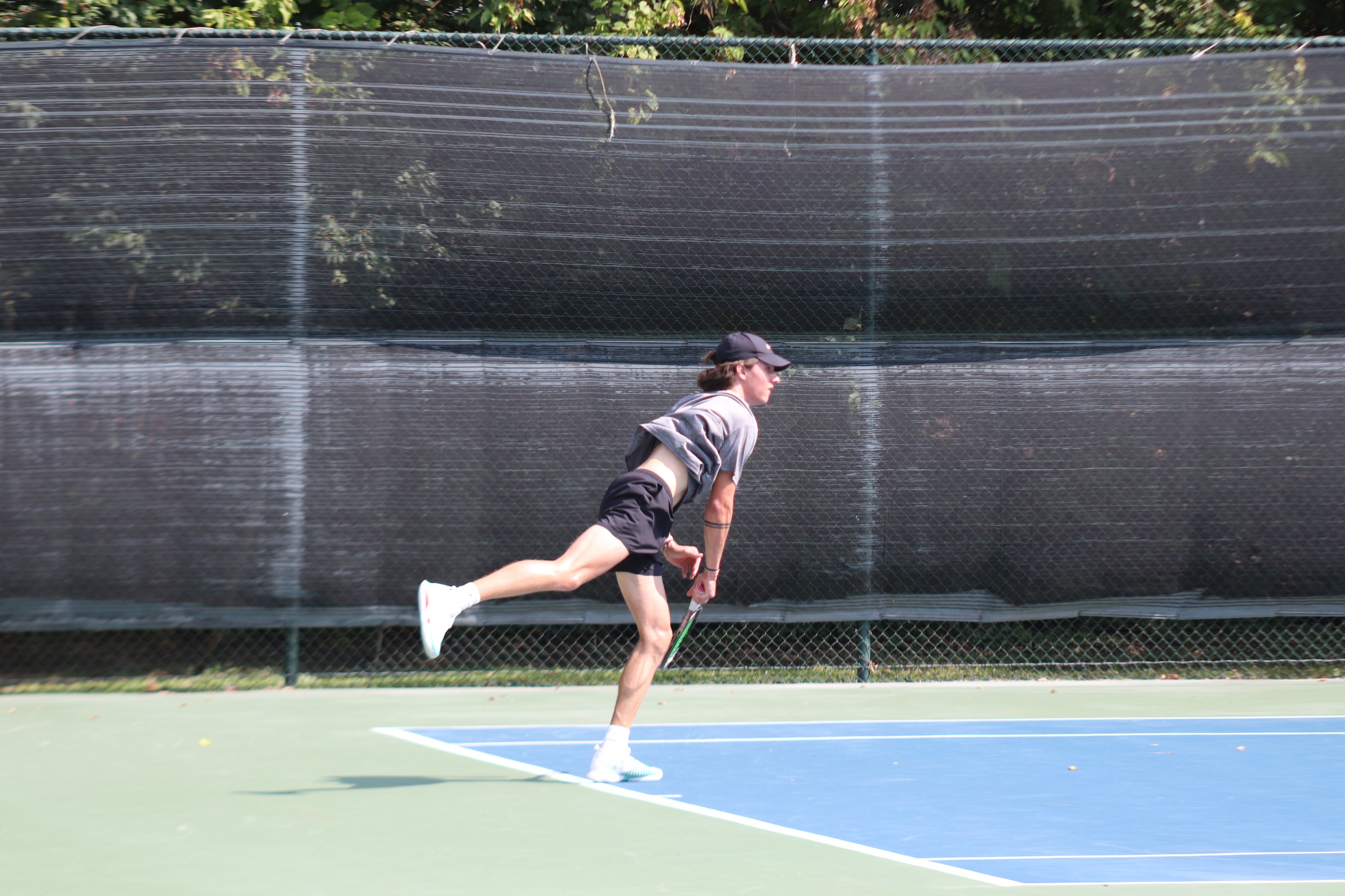 Men's Tennis comes up short at Albion