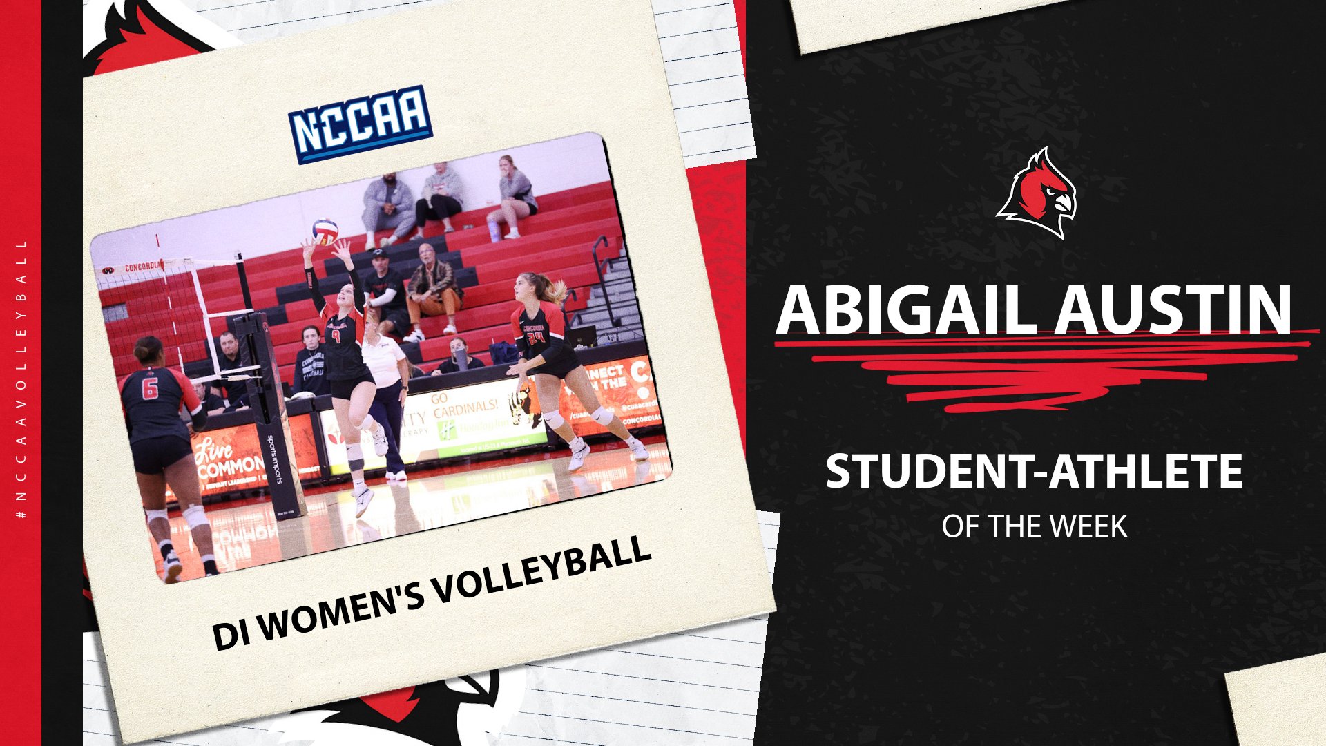 Abigail Austin earns second-straight NCCAA Offensive Player of the Week